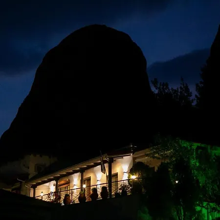 Under The Rocks Meteora Panoramic View
