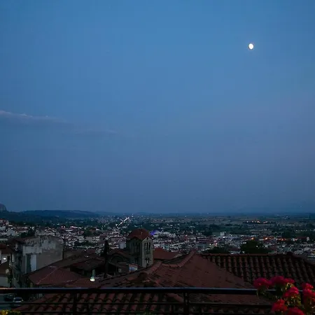 빌라 Under The Rocks Meteora Panoramic View 칼람파카