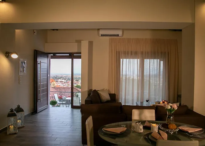 Villa Under The Rocks Meteora Panoramic View Kalambaka