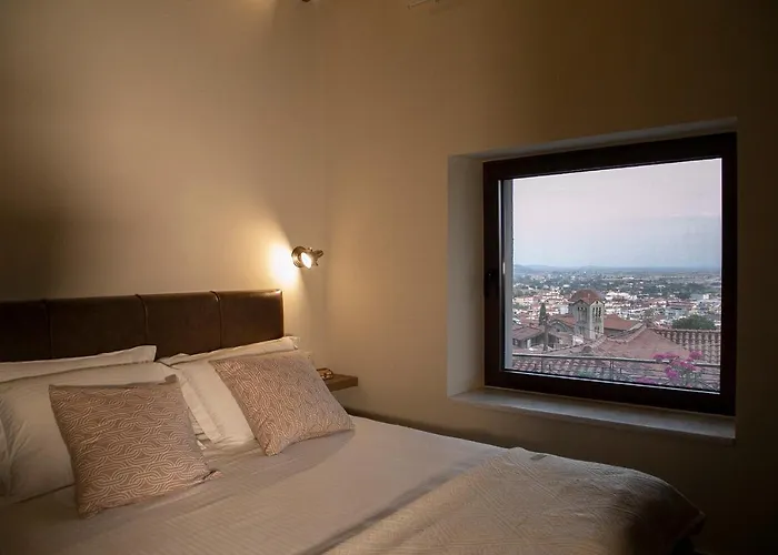 Under The Rocks Meteora Panoramic View * Kalambaka