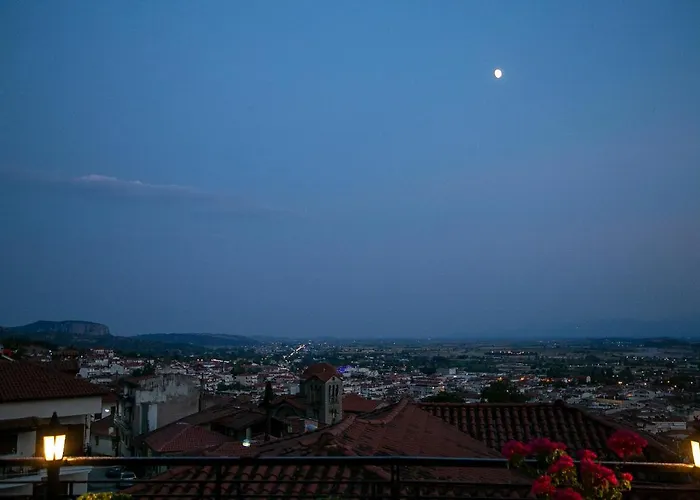Villa Under The Rocks Meteora Panoramic View Kalambaka